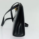 Salvatore Ferragamo Shoulder Bag Leather Navy Gold Auth BA4947-4