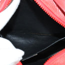 CELINE Shoulder Bag Leather Red Gold Auth BA4952-11