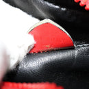 CELINE Shoulder Bag Leather Red Gold Auth BA4952-12