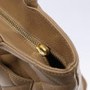 CHANEL Matelasse Reprint Tote Bag Caviar Skin Beige Gold CC Auth BA4956-14