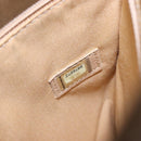 CHANEL Matelasse Reprint Tote Bag Caviar Skin Beige Gold CC Auth BA4956-21