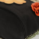 CHANEL Rope Hand Bag Canvas Black CC Auth BA4957-15