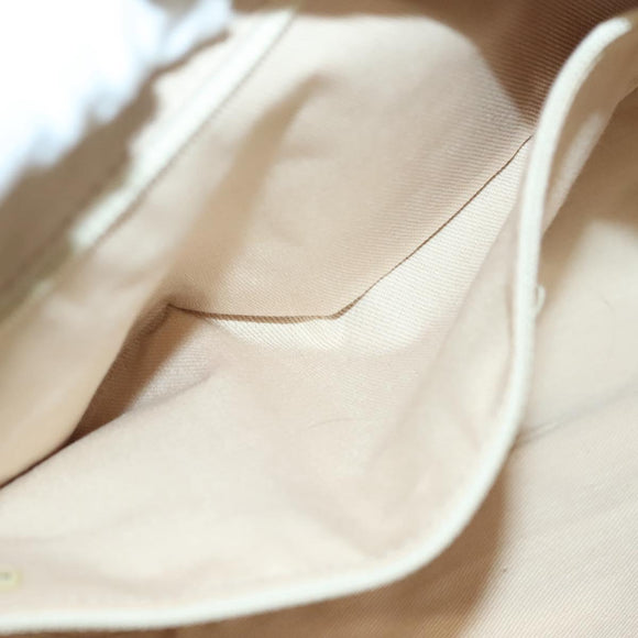 CHANEL Rope Hand Bag Canvas Black CC Auth BA4957