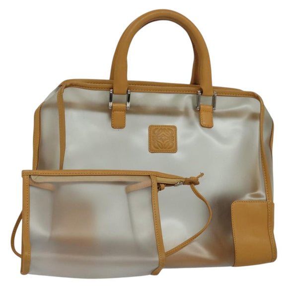 LOEWE Limited Edition of 2000 Pieces Amazona 32 Bag Vinyl Clear Auth BA4958