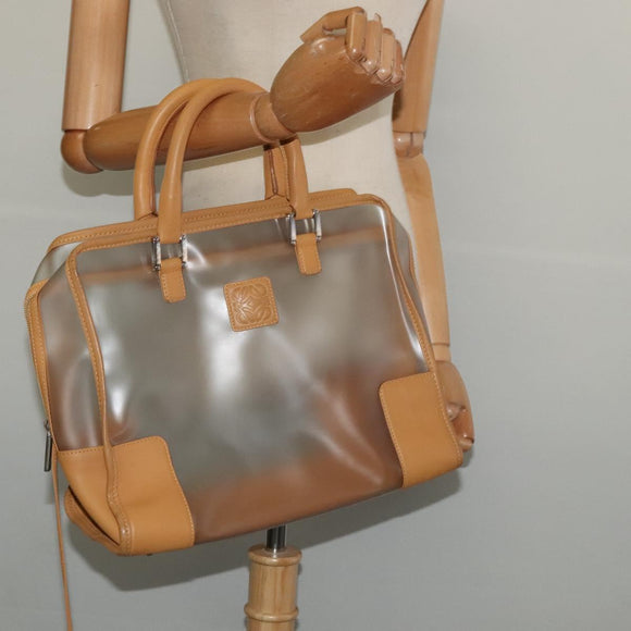 LOEWE Limited Edition of 2000 Pieces Amazona 32 Bag Vinyl Clear Auth BA4958