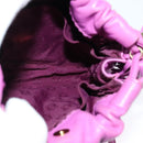 LOEWE flamenco Shoulder Bag Leather Purple Gold Auth BA4959-18