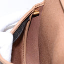 Christian Dior Honeycomb Canvas Shoulder Bag PVC Black Gold Auth BA4962-19