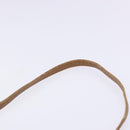 Christian Dior Honeycomb Canvas Shoulder Bag PVC Black Gold Auth BA4962-8