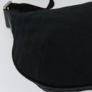GUCCI GG Canvas Shoulder Bag Black Silver 181092 Auth BA4964-12