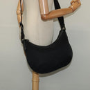 GUCCI GG Canvas Shoulder Bag Black Silver 181092 Auth BA4964-21