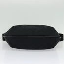 GUCCI GG Canvas Shoulder Bag Black Silver 181092 Auth BA4964-9