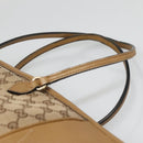 GUCCI GG Canvas Tote Bag Beige Gold 323671 Auth BA4965-8
