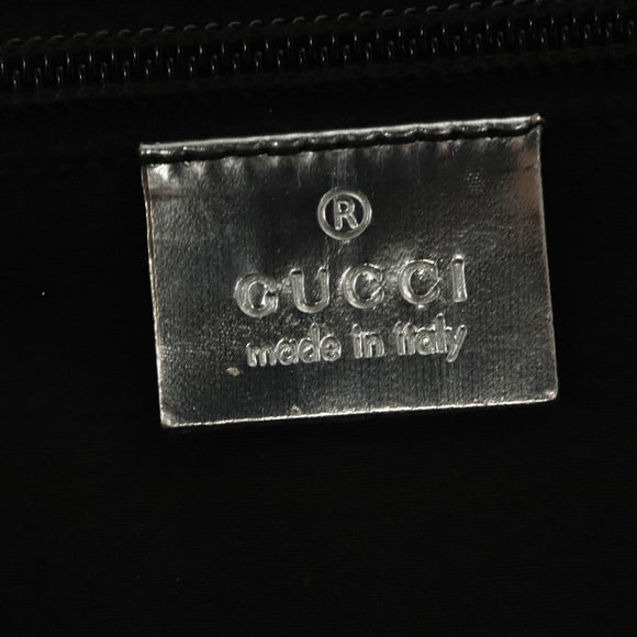 GUCCI GG Canvas Tote Bag Silver 131231 Auth BA4967