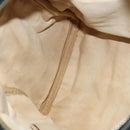 GUCCI GG Canvas Sherry Line Boston Bag Navy Gold 247205 Auth BA4968-21