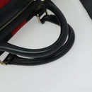 GUCCI GG Canvas Sherry Line Boston Bag Navy Gold 247205 Auth BA4968-7