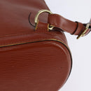 LOUIS VUITTON Epi Coblanc Shoulder Bag Brown M52293 LV Auth BA4973-9