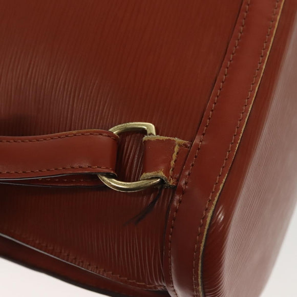 LOUIS VUITTON Epi Coblanc Shoulder Bag Brown M52293 LV Auth BA4973