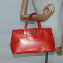 LOUIS VUITTON Monogram Vernis Wilshire PM Bag Orenge Sunset M93644 Auth BA4975-20