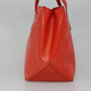 LOUIS VUITTON Monogram Vernis Wilshire PM Bag Orenge Sunset M93644 Auth BA4975-5