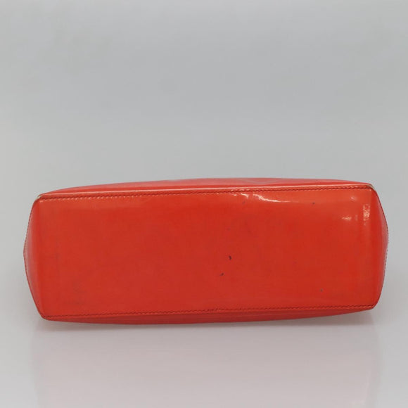 LOUIS VUITTON Monogram Vernis Wilshire PM Bag Orenge Sunset M93644 Auth BA4975