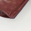 LOUIS VUITTON Monogram Vernis Stanton Tote Bag Purple Viole M91079 Auth BA4977-12