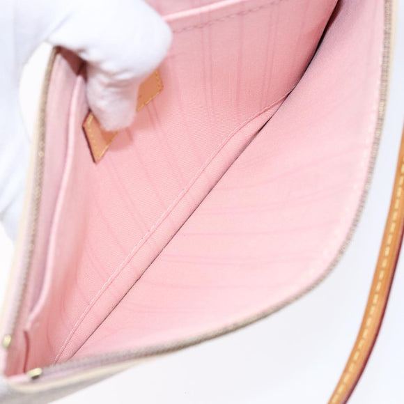 LOUIS VUITTON Damier Azur Neverfull MM Pouch LV Auth BA4978