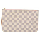 LOUIS VUITTON Damier Azur Neverfull MM Pouch LV Auth BA4978-13
