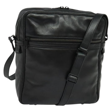 LOUIS VUITTON Monogram Difference Clarkson Bag Leather Black M92402 Auth BA4980