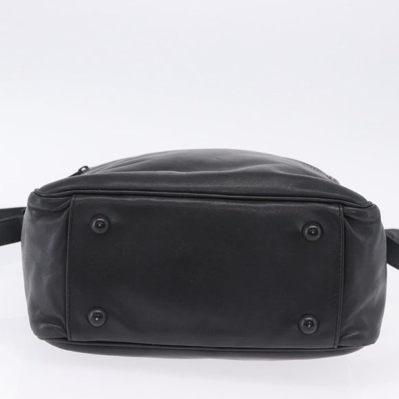LOUIS VUITTON Monogram Difference Clarkson Tas Leer Zwart M92402 Auth BA4980