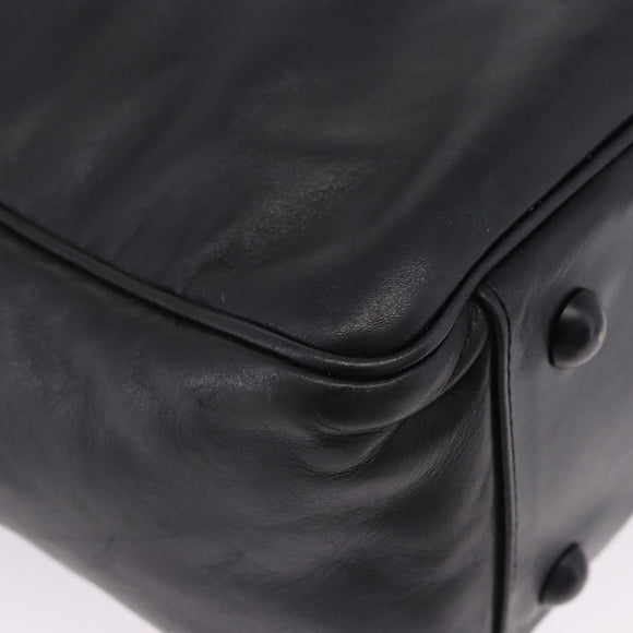 LOUIS VUITTON Monogram Difference Clarkson Tas Leer Zwart M92402 Auth BA4980