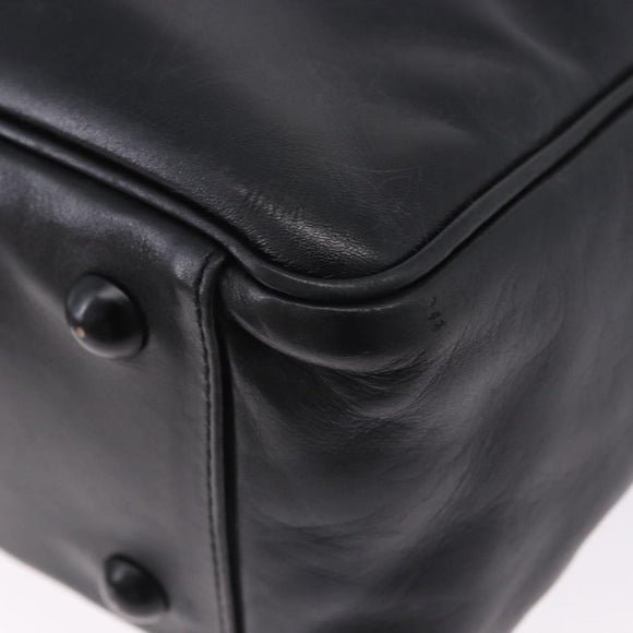 LOUIS VUITTON Monogram Difference Clarkson Tas Leer Zwart M92402 Auth BA4980