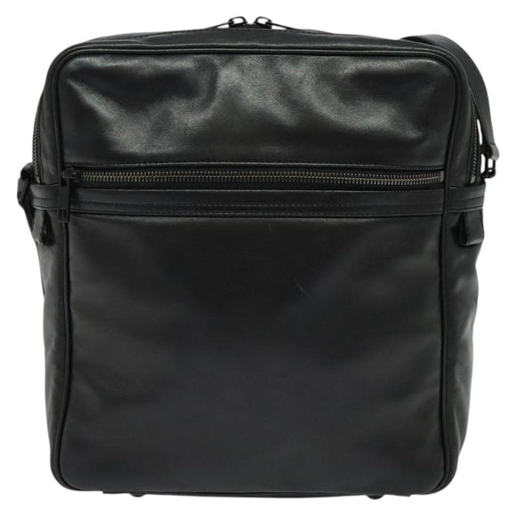 LOUIS VUITTON Monogram Difference Clarkson Bag Leather Black M92402 Auth BA4980