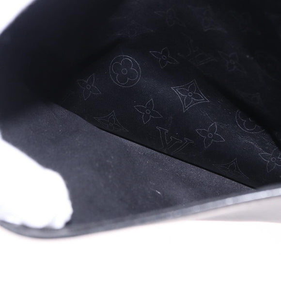LOUIS VUITTON Monogram Difference Clarkson Tas Leer Zwart M92402 Auth BA4980