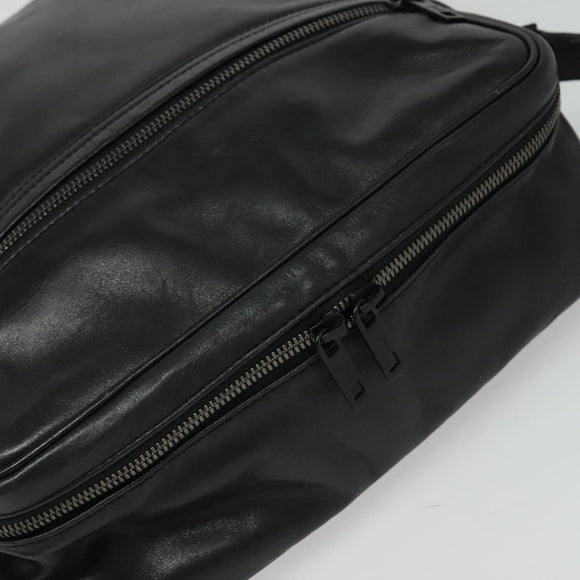 LOUIS VUITTON Monogram Difference Clarkson Bag Leather Black M92402 Auth BA4980