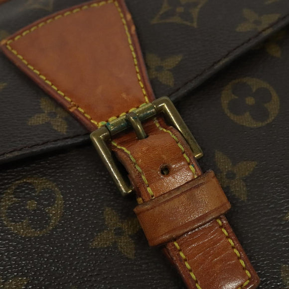LOUIS VUITTON Monogram Jeune Fille GM Umhängetasche M51225 LV Auth BA4984
