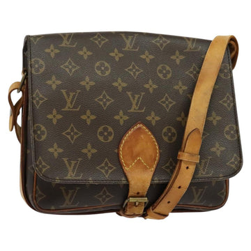 LOUIS VUITTON Monogram Cartouchiere GM Shoulder Bag M51252 LV Auth BA4985