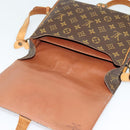 LOUIS VUITTON Monogram Cartouchiere GM Shoulder Bag M51252 LV Auth BA4985-15