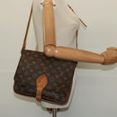 LOUIS VUITTON Monogram Cartouchiere GM Shoulder Bag M51252 LV Auth BA4985-24