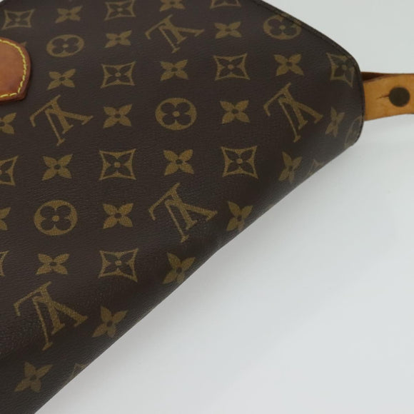 LOUIS VUITTON Monogram Cartouchiere GM Shoulder Bag M51252 LV Auth BA4985