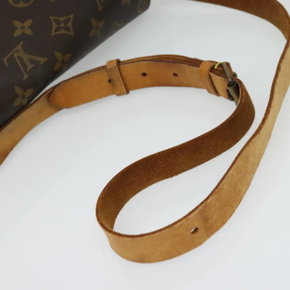 LOUIS VUITTON Monogram Cartouchiere GM Shoulder Bag M51252 LV Auth BA4985