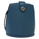 LOUIS VUITTON Epi Cluny Shoulder Bag Blue M52255 LV Auth BA5000-1
