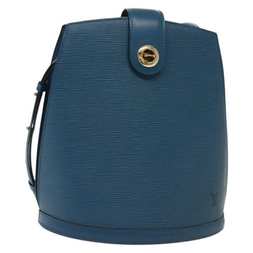 LOUIS VUITTON Epi Cluny Shoulder Bag Blue M52255 LV Auth BA5000