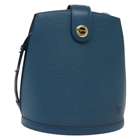 LOUIS VUITTON Epi Cluny Shoulder Bag Blue M52255 LV Auth BA5000
