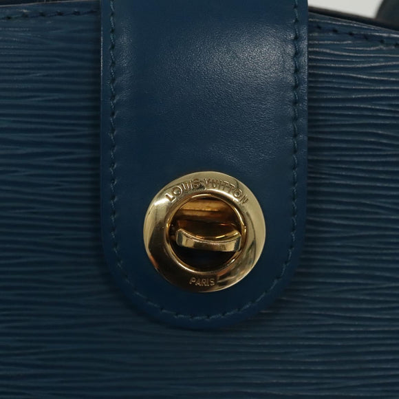 LOUIS VUITTON Epi Cluny Shoulder Bag Blue M52255 LV Auth BA5000