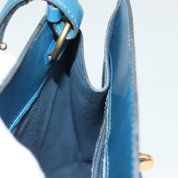 LOUIS VUITTON Epi Cluny Shoulder Bag Blue M52255 LV Auth BA5000