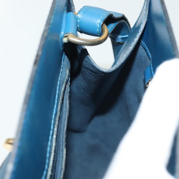 LOUIS VUITTON Epi Cluny Shoulder Bag Blue M52255 LV Auth BA5000