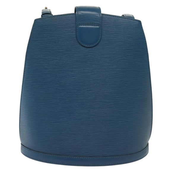 LOUIS VUITTON Epi Cluny Shoulder Bag Blue M52255 LV Auth BA5000