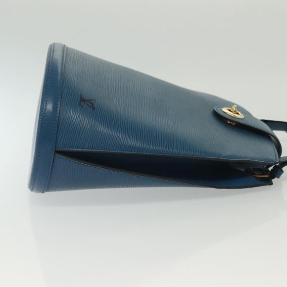 LOUIS VUITTON Epi Cluny Shoulder Bag Blue M52255 LV Auth BA5000