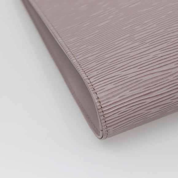 LOUIS VUITTON Epi Saint Tropez Shoulder Bag Gray Lilac M5246B LV Auth BA5001