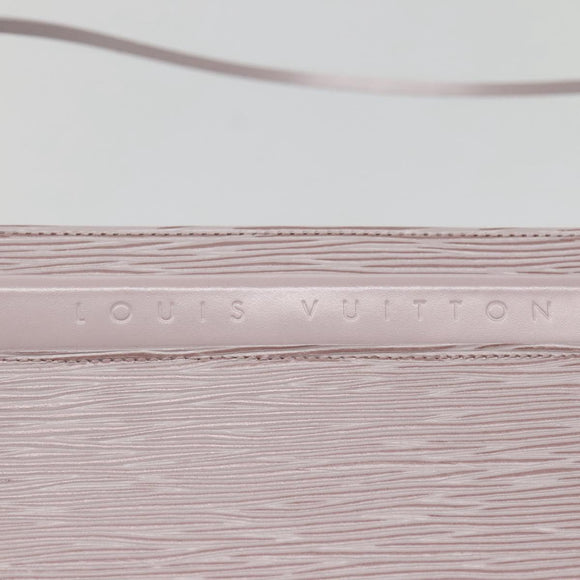 LOUIS VUITTON Epi Saint Tropez Shoulder Bag Gray Lilac M5246B LV Auth BA5001